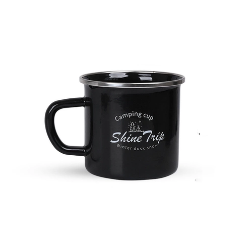 Ретро вместительная и большая портативная чайная чашка для кемпинга из нержавеющей стали