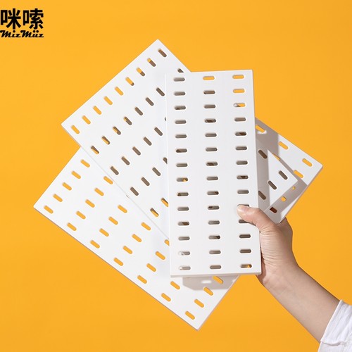 桌面洞洞板置物架大学生宿舍壁挂式书桌整理架墙上电竞收纳隔板 - 图2