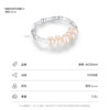 Modian S925 Silver Dopamine Beaded Retractable Ring