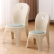 Backrest plastic household comfortable long-term sitting stool thickened adult and child shoe changing stool simple and fashionable children's dining chair