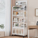Bookshelf-type floor-standing storage rack integrated wall-mounted movable decorative ornaments kitchen bathroom multi-functional storage rack