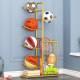 School football volleyball ball storage rack home indoor basketball rack holder storage rack multi-layer children's storage basket