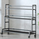Floor-standing storage rack flower rack living room balcony succulent flower pot bracket oblique trapezoidal iron plant display shelf