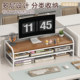Office computer laptop screen heightening storage rack