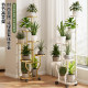 Flower rack multi-layer balcony rack floor-standing iron plant display flower pot bracket removable living room flower rack