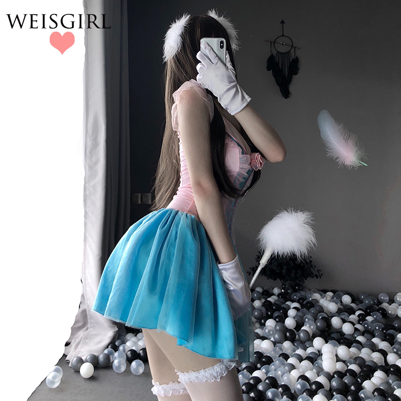 WEISGRIL情调甜美白雪公主裙cosplay制服诱惑性感套装女仆装学生 - 图2