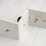 Pialt86 тупой белый минималистский ветер из нержавеющей стали Краска дома переключатель ретро бронзовый рычаг