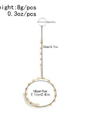 欧美小爱心手腕链小女孩惊喜礼物