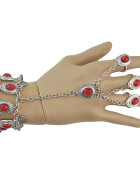 民族风夸张复古项链钱币松石链