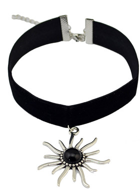 CHOKER黑色暗黑系金属冷淡风项链