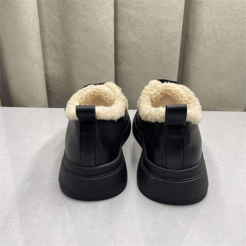 撤柜断码处理厚底防滑保暖棉鞋女冬季加绒毛毛豆豆鞋女软底懒人鞋,淘宝优惠券,粉丝福利购,淘宝优惠卷