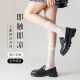 白色小腿袜子女士夏季薄款jk中筒半腿袜黑丝袜过膝瘦腿压力袜春秋