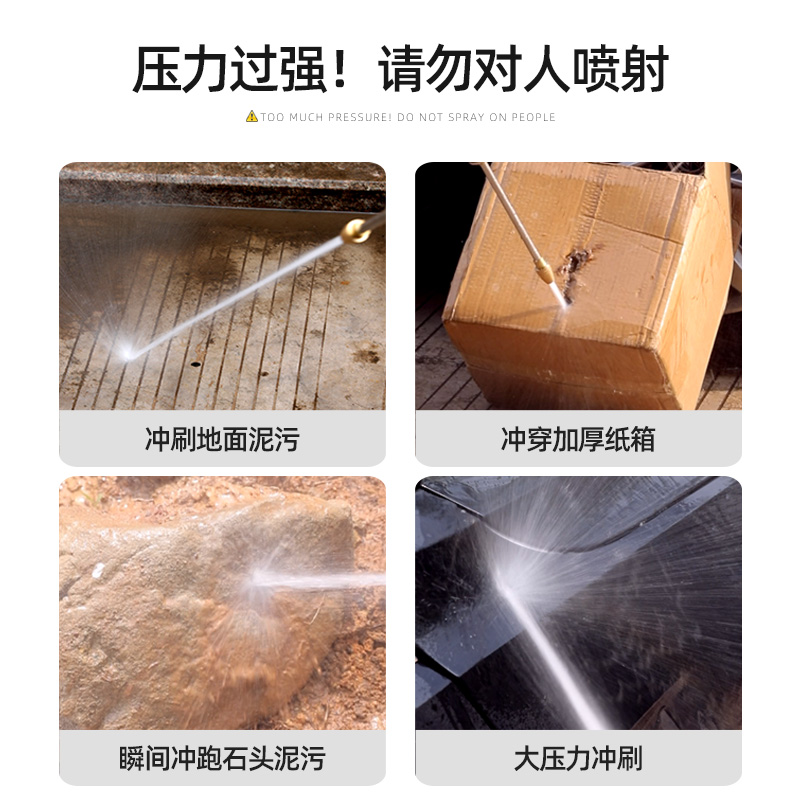 高压洗车水枪家用软管自来水泵喷头汽车冲刷工具伸缩水管浇花神器-图2