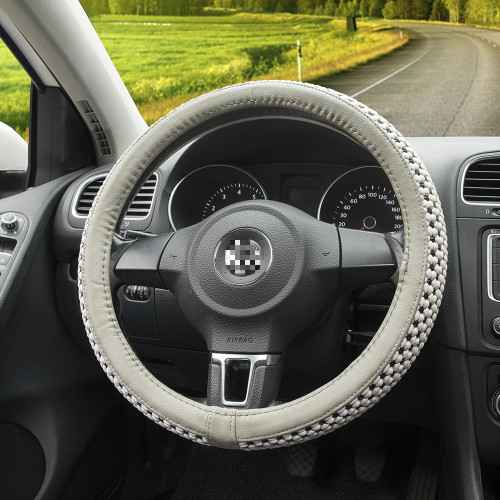 40 42 45 47 50CM夏季冰丝方向盘套大卡车货车公交车客车汽车把套 - 图2