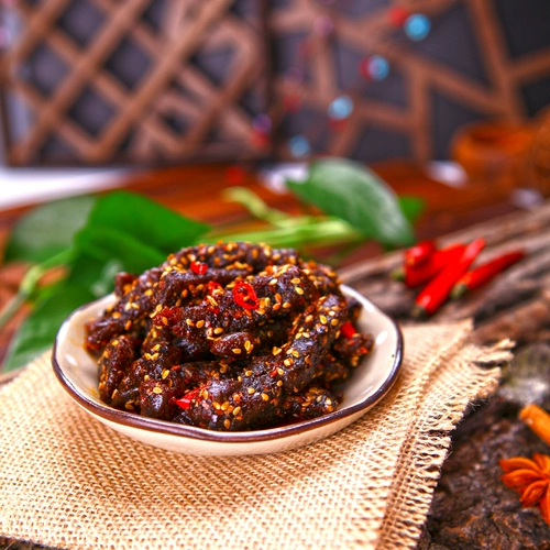 Sichuan Specialty Snack Foods Shushuo Sky Pepper острый говяжий джерри/говяжий бар 88G вкусной Sichuan Shu Flav