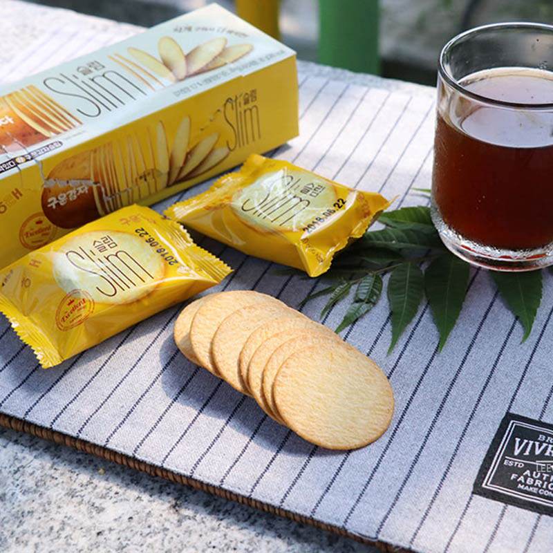 韩国进口海太薄片烤薯片80g土豆片 威海韩品食品膨化食品
