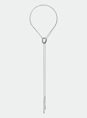 银厚镀金多种佩戴方式长链项链