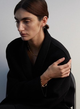 ABOAB原创设计项链银厚镀金