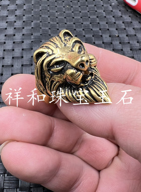 狮子头合金戒指手饰指环