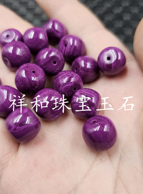 仿舒俱来木纹老型珠仿玉石散珠