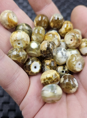 仿古玛瑙玉扣算盘珠玉石散珠