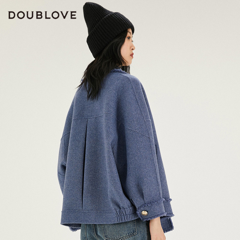商场同款doublove贝爱2020呢大衣 doublelove毛呢外套