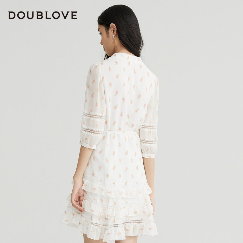 商场同款doublove贝爱2020连衣裙 doublelove连衣裙