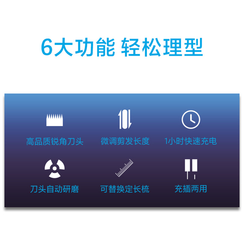 飞科博锐电动理发器电推剪家用儿童男士自己剃头发推子刀2023新款-图2
