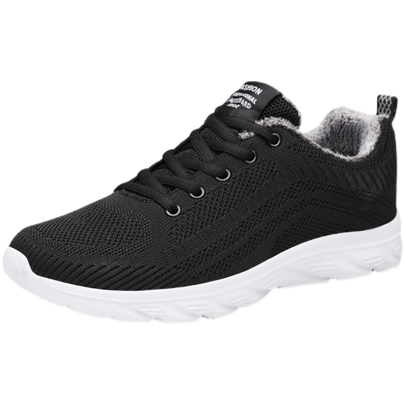 2025冬季正品断码清仓处理运动休闲鞋跑步鞋男鞋加绒保暖棉鞋潮鞋 - 图3