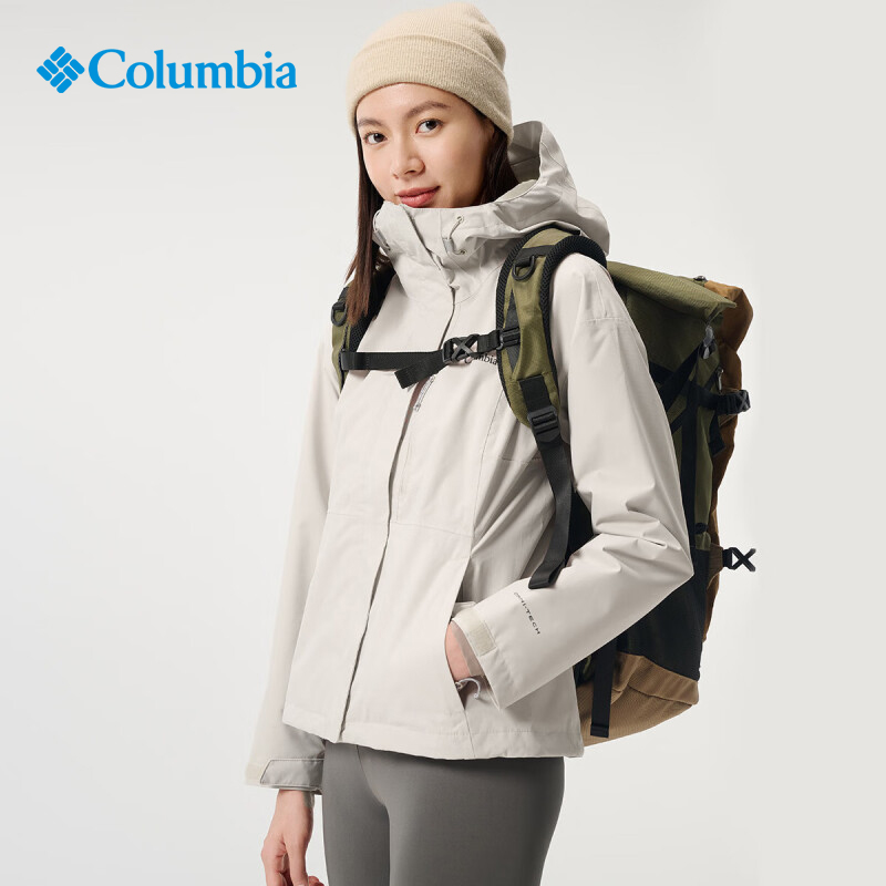 Columbia哥伦比亚户外25秋冬新款女士防水防风单层冲锋衣WR0533 - 图1