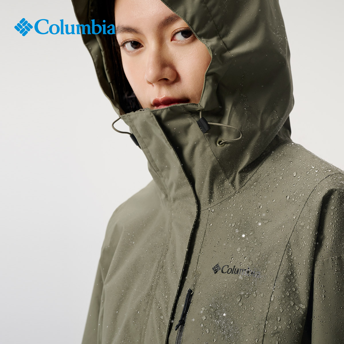 Columbia哥伦比亚户外25秋冬新款女士防水防风单层冲锋衣WR0533 - 图3