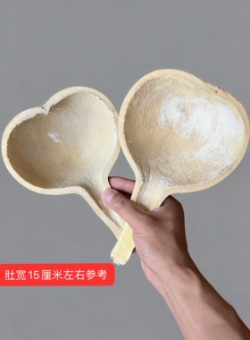 纯天然葫芦瓢长柄鸡米面瓢儿童洗澡水瓢木瓢饭勺养生美容院水舀木