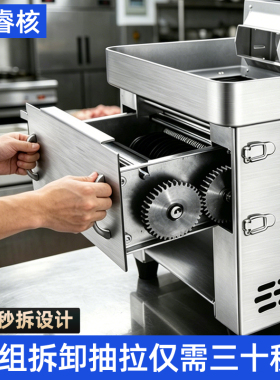 睿核不锈钢商用电动用饭店切肉机