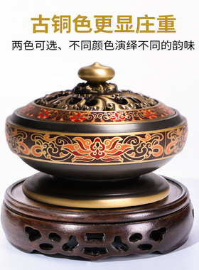 弘毅斋景泰蓝香炉家用珐琅彩供佛