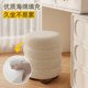 三梦奶油风化妆凳轻奢高级感梳妆凳女生卧室凳子梳妆台化妆椅圆凳