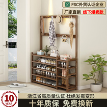 Shoe rack domestic doorway multilayer indoor simple shelf rental room with shoe cabinet containing dormitory hanging clothes hanger