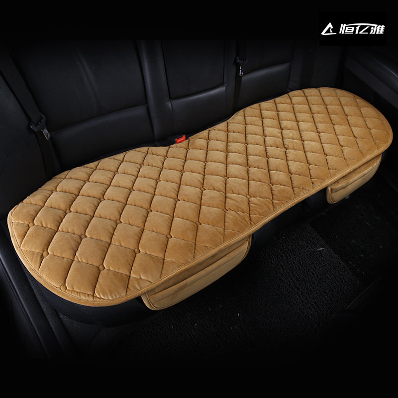 单个汽车后排坐垫无靠背防滑冬季短毛绒加厚单片三人长条冬天座垫,淘宝优惠券,粉丝福利购,淘宝优惠卷