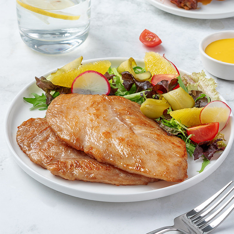 绝世香煎鸡排鸡胸肉汉堡油炸正鸡块 绝世食品生鸡肉