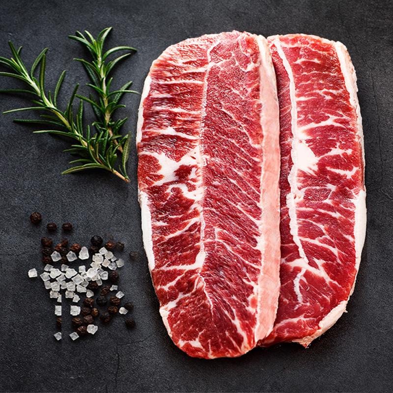 【绝世】原肉整切牛排黑椒10片家庭牛排新鲜儿童菲力板腱眼肉眼20 - 图0