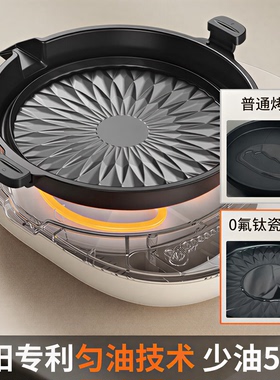 九阳0氟电饼铛家用双面加深拆洗