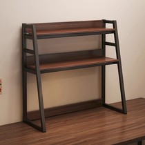 Desktop Shelf Bookshelf Table Shelves Desk Computer Learning Students Small Shelf Multilayer Finishing Small Bookcase