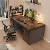 Desktop computer desk bedroom home students study writing desk desk long work desk with rack desk