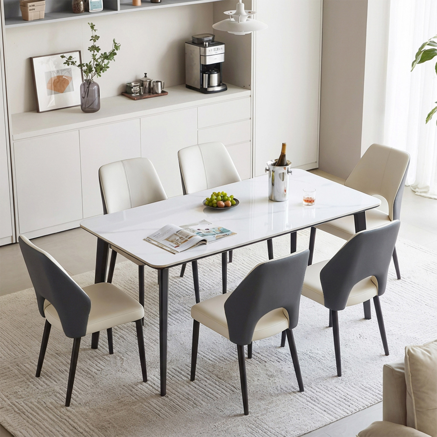 餐椅家用2025新款靠背椅子轻奢高级感餐厅吃饭客厅岛台意式餐桌椅,淘宝优惠券,粉丝福利购,淘宝优惠卷