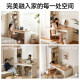 Explosive! Desk and bookcase integrated table solid wood corner desk