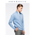 St. Xuerong mùa thu và mùa đông mới áo len cashmere tinh khiết nam nửa cao cổ rắn màu cơ bản kinh doanh đan áo len - Áo len Cashmere áo thun dài tay nam Áo len Cashmere