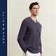 Saint Edelweiss Blend Cashmere V-neck Pullover Knit Sweater