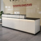 Cash register simple modern company front desk hotel reception desk clothing store milk tea shop small counter paint bar