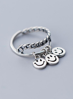 指环925银民族风复古女