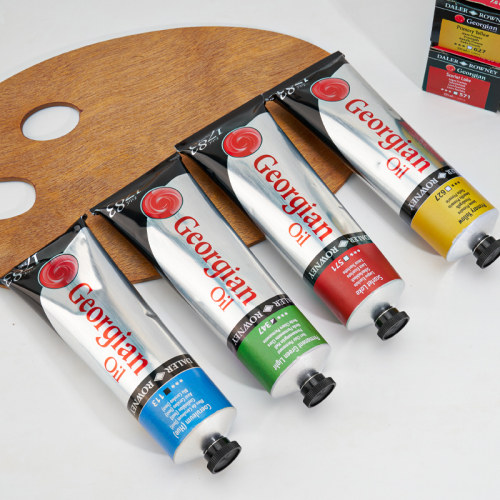 英国正品Daler Rowney乔琴油画颜料225ml单支管装 达拉罗尼油画套装透明古典写实画材 - 图0