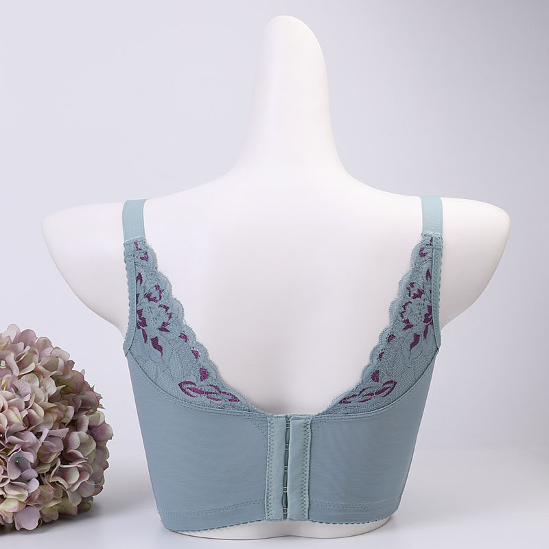 软钢圈五排扣美容院精油美胸内衣 梅花女内衣文胸